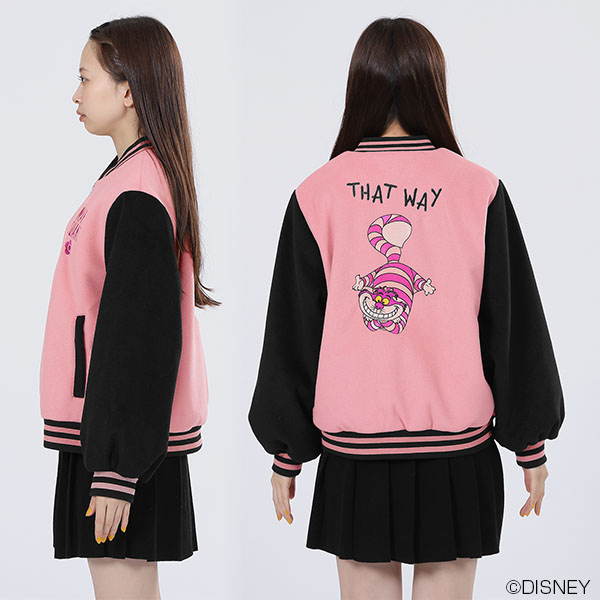 チェシャ猫デザイン ブルゾン(ピンク)