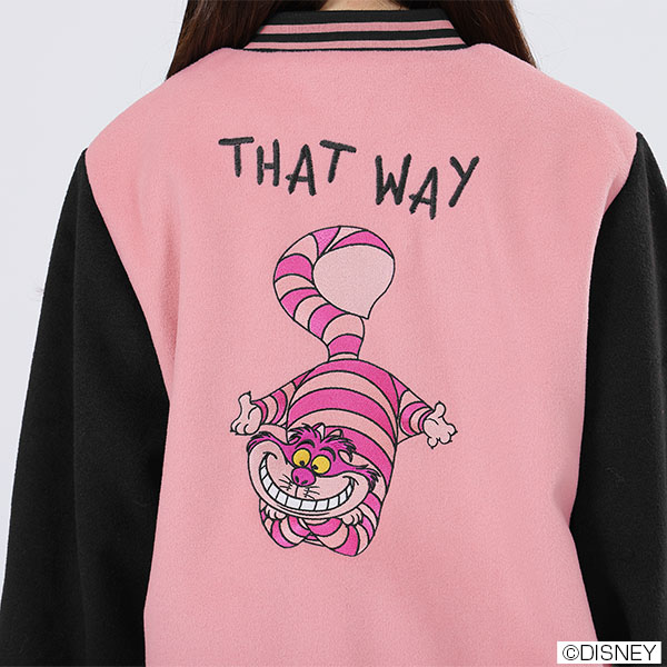 チェシャ猫デザイン ブルゾン(ピンク)