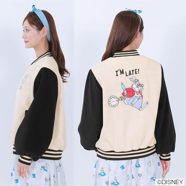 白うさぎデザイン ブルゾン(ホワイト)