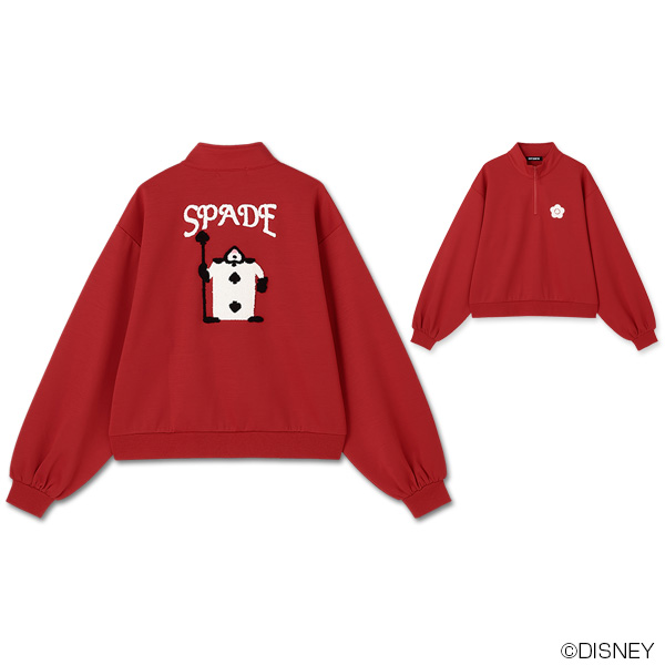 トランプ兵デザイン プルオーバー(レッド)