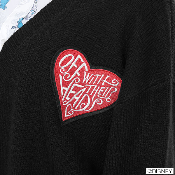 アリスデザイン カーディガン(ブラック)