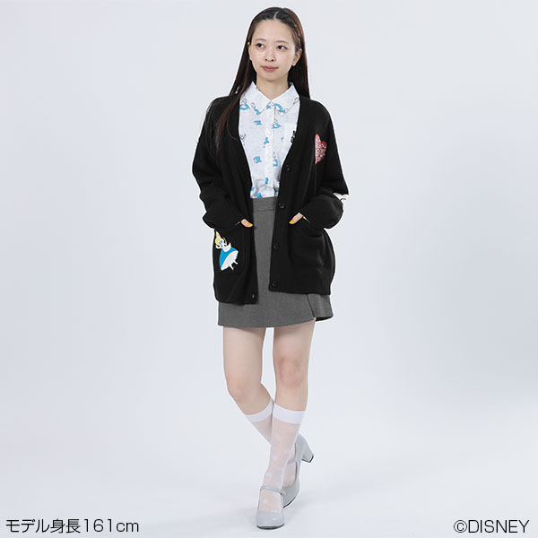 アリスデザイン カーディガン(ブラック)