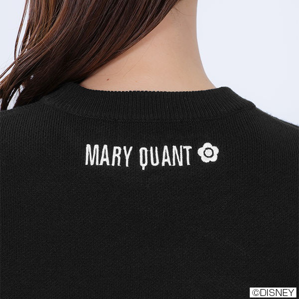 トランプ兵デザインニット プルオーバー(ブラック)