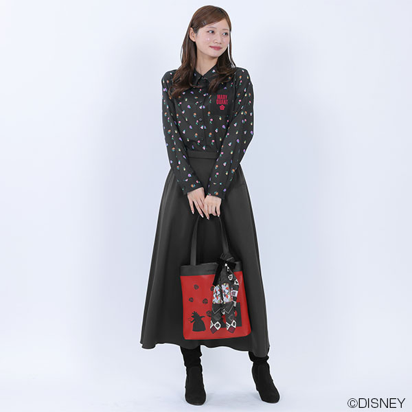 クィーンデザイン トート(レッド)