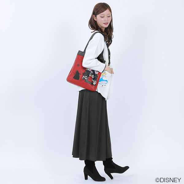 クィーンデザイン トート(レッド)