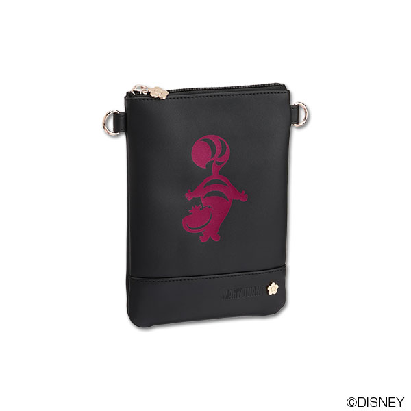 チェシャ猫デザイン サコッシュ（ブラック）