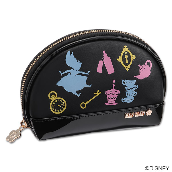 アリスデザイン ラウンドポーチ(ブラック)