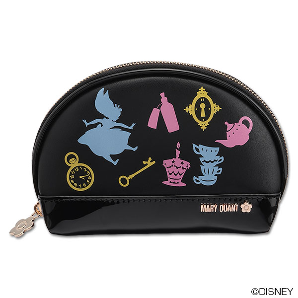 アリスデザイン ラウンドポーチ(ブラック)