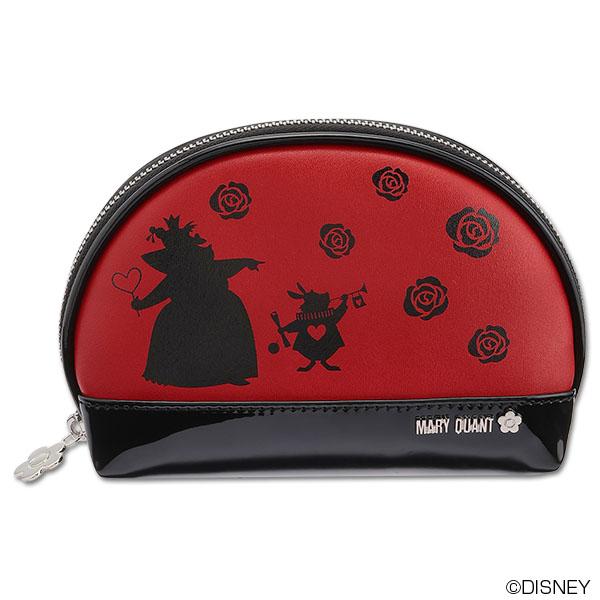 クィーンデザイン ラウンドポーチ(レッド)