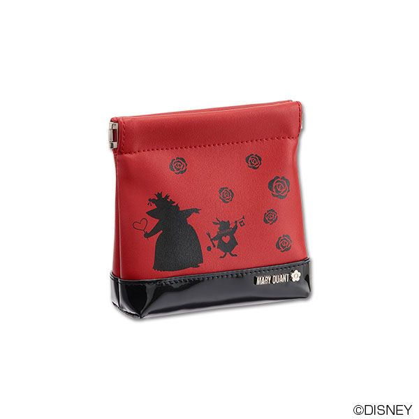 クィーンデザイン バネクチポーチ(レッド)