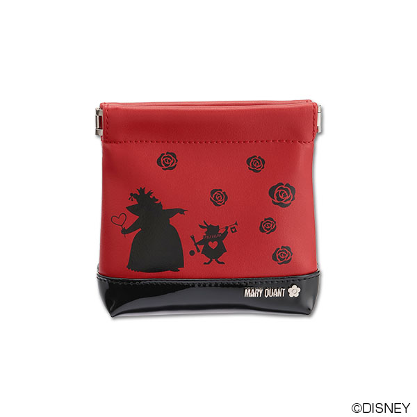 クィーンデザイン バネクチポーチ(レッド)