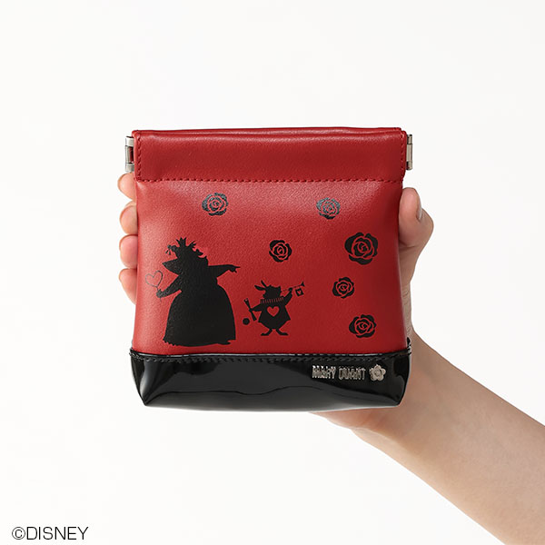 クィーンデザイン バネクチポーチ(レッド)