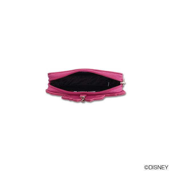 チェシャ猫フェイスデザイン ダイカットポーチ(ピンク)