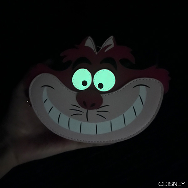 チェシャ猫フェイスデザイン ダイカットポーチ(ピンク)