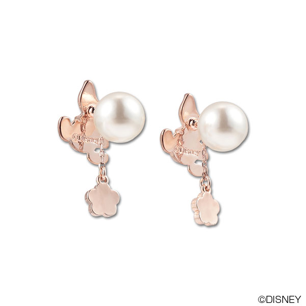 ヤングオイスターデザイン ピアス(ピンクゴールド)