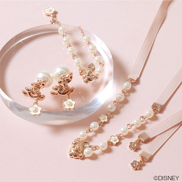 ヤングオイスターデザイン ピアス(ピンクゴールド)