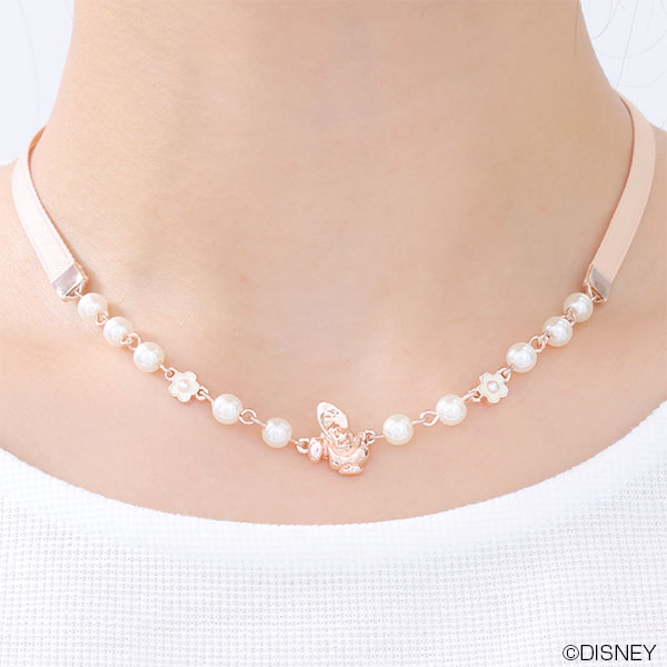 ヤングオイスターデザイン ネックレス(ピンクゴールド)