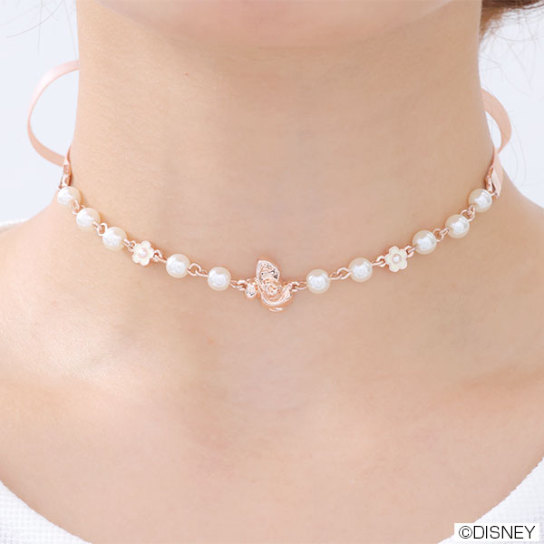 ヤングオイスターデザイン ネックレス(ピンクゴールド)