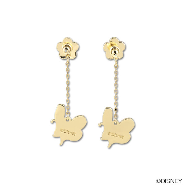 ブレッドアンドバターフライデザイン ピアス(ゴールド)