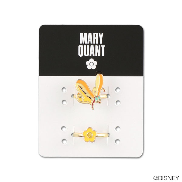 ブレッドアンドバターフライデザイン リングセット（ゴールド）