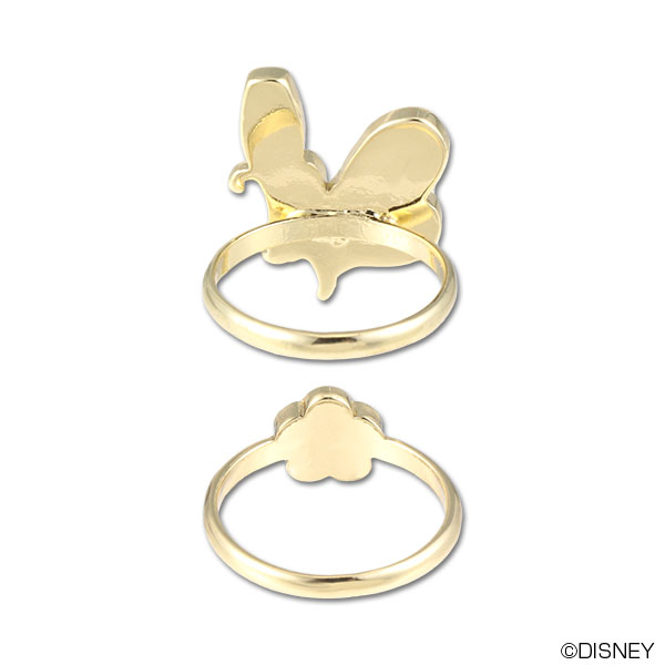 ブレッドアンドバターフライデザイン リングセット(ゴールド)