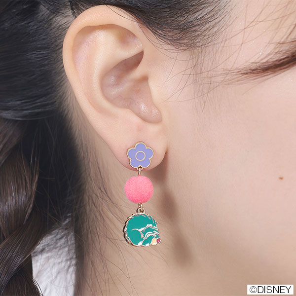 ハリネズミデザイン ピアス(マルチ)