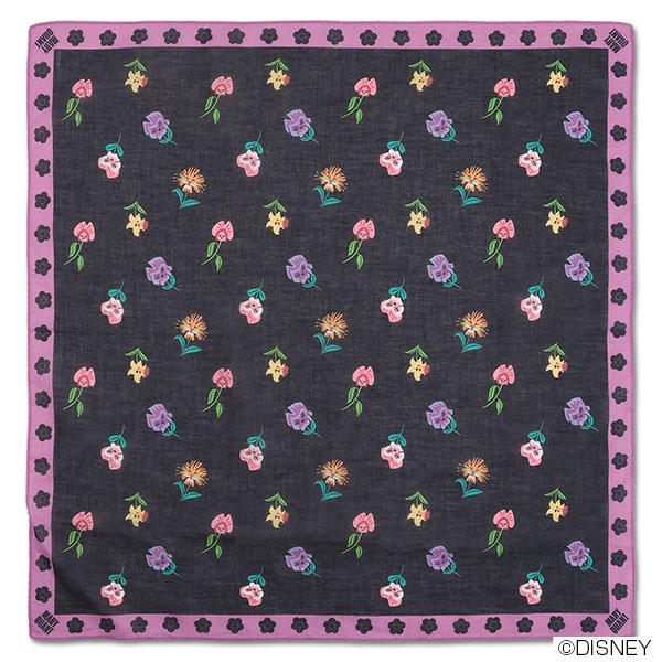 フラワーズオブワンダーランドデザイン ハンキーズ（ブラック）