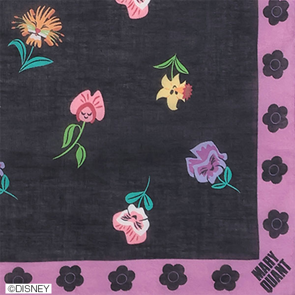 フラワーズオブワンダーランドデザイン ハンキーズ(ブラック)