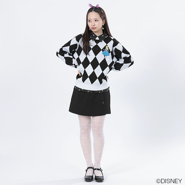 フラワーズオブワンダーランドデザイン ハンキーズ(ブラック)