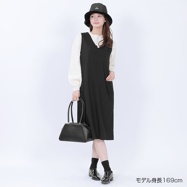 MQロゴジャンスカ ワンピース(ブラック)