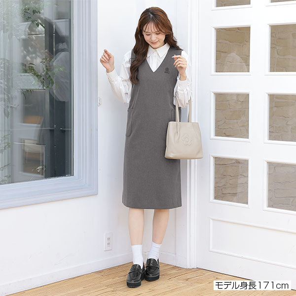 MQロゴジャンスカ ワンピース(グレー)