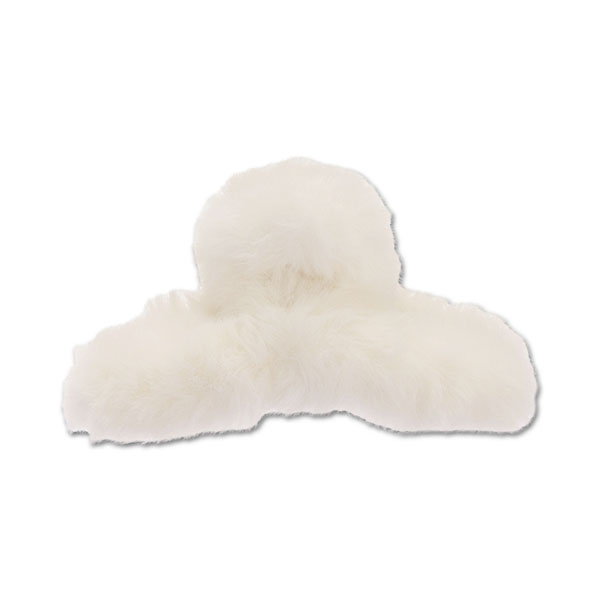 エコファー バンスクリップ（アイボリー）