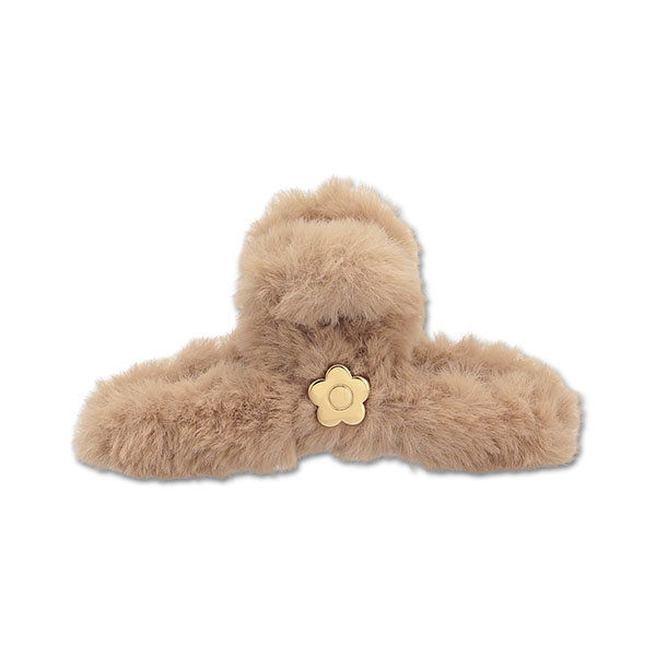 エコファー バンスクリップ（ベージュ）