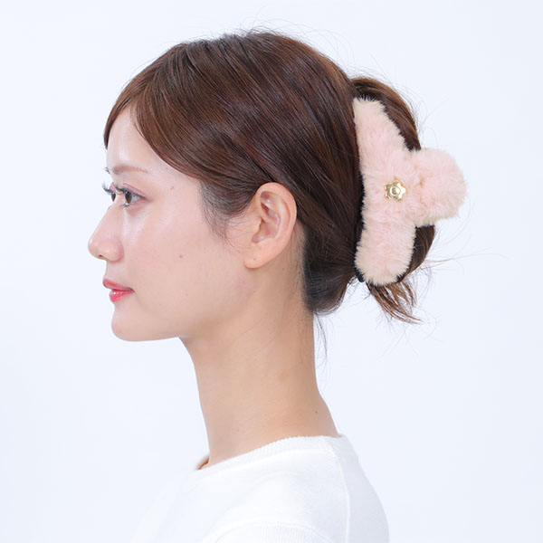 エコファー バンスクリップ(ピンク)