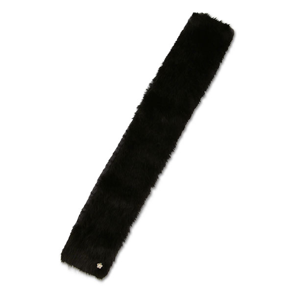 エコロングファー マフラー(ブラック)