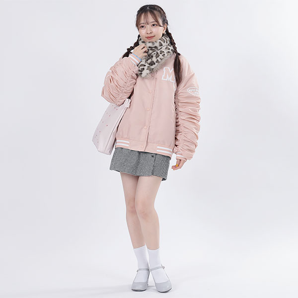 エコロングファー マフラー(グレー)