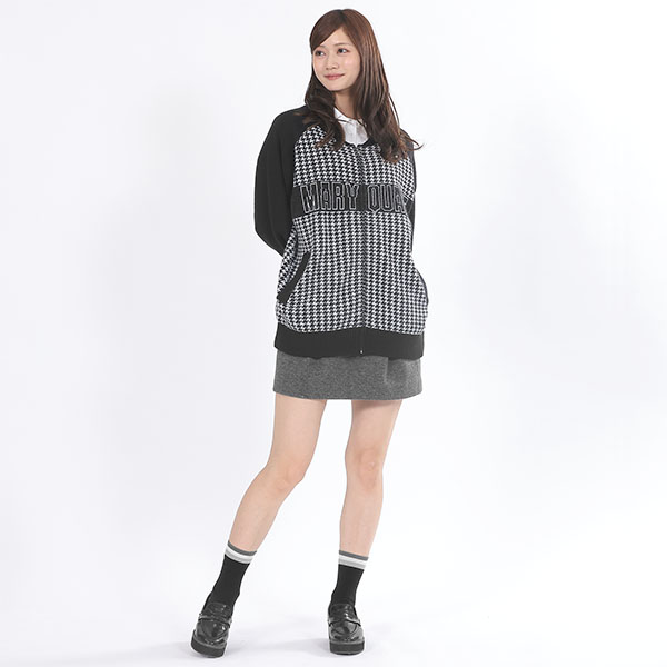 ボーダーラインデイジー ソックス(ブラック)