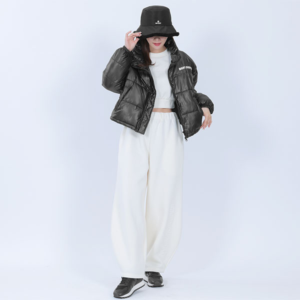 リバーシブルバケット ハット(ブラック)