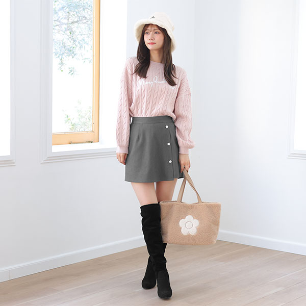 リバーシブルバケット ハット(ホワイト)