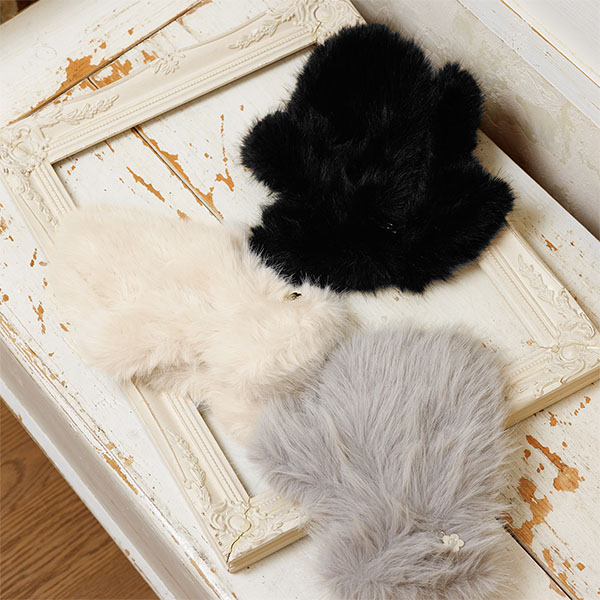 エコロングファー グローブ(グレー)