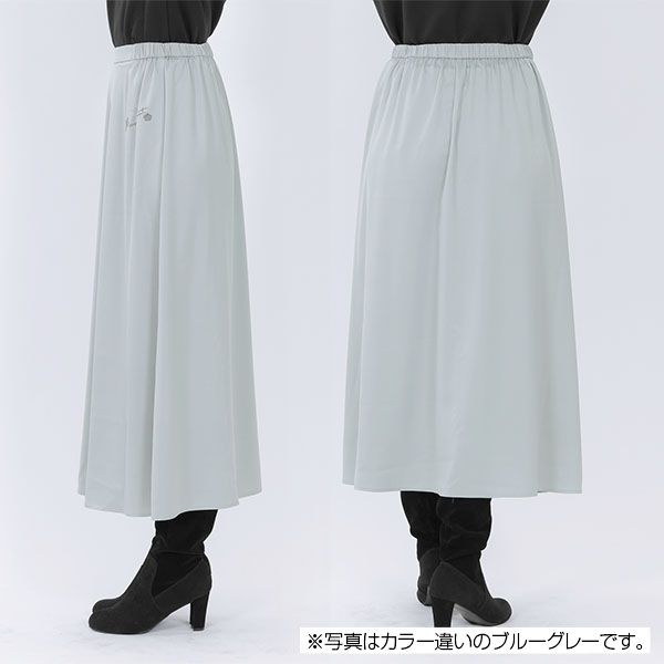 マットサテン スカート(ブラック)