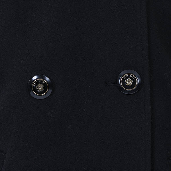 ダブルクラシカル ロングコート（ブラック）