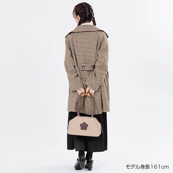 ダブルクラシカル ロングコート（ブラウン）