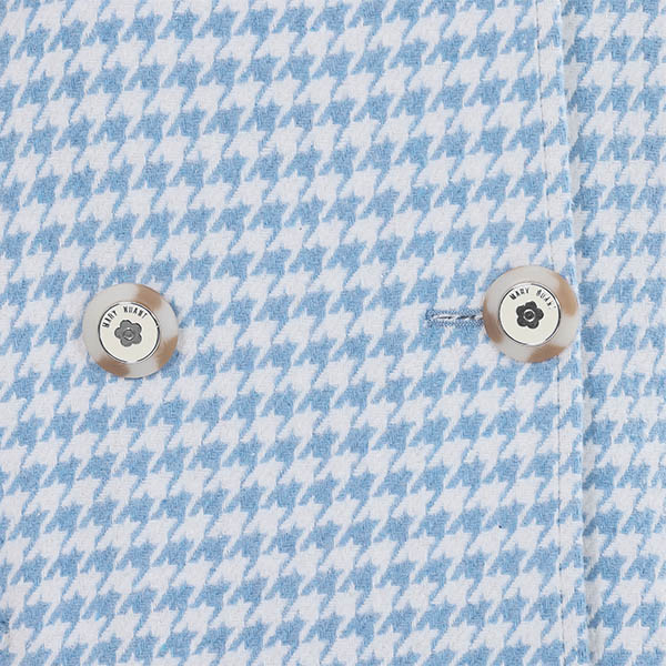 ダブルクラシカル ロングコート（ブルー）