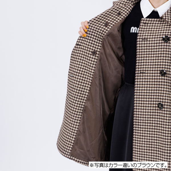 ダブルクラシカル ロングコート（ブルー）