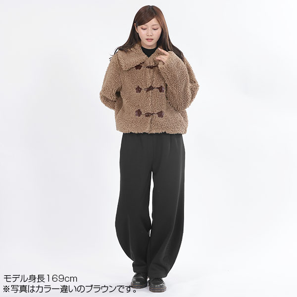 ボアダッフル ブルゾン(ブラック)