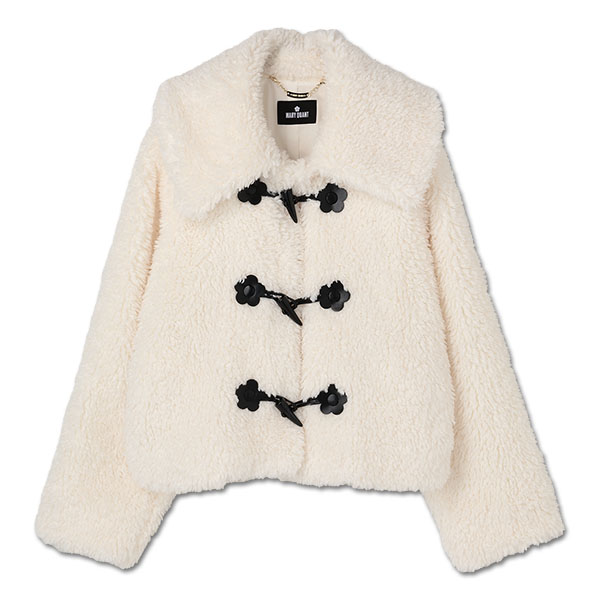 ボアダッフル ブルゾン（ホワイト）