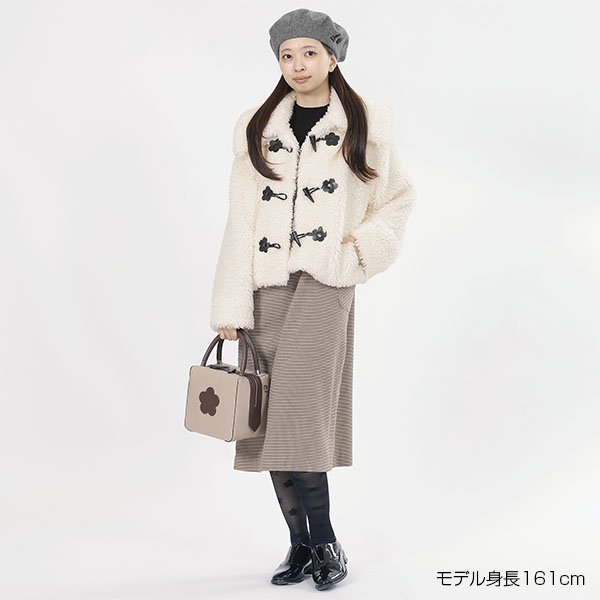 ボアダッフル ブルゾン(ホワイト)