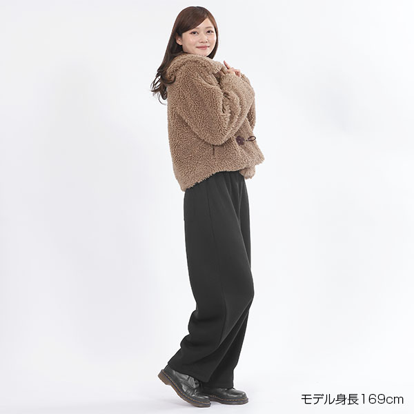 ボアダッフル ブルゾン(ブラウン)