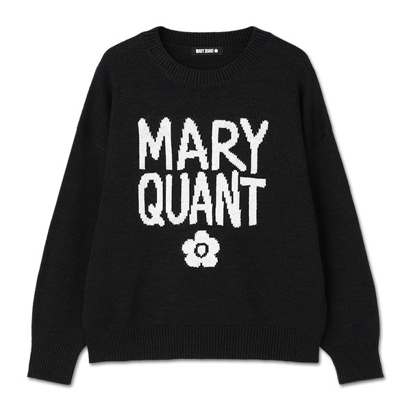 ペイントロゴニット プルオーバー（ブラック）